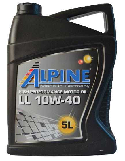 Моторное масло Alpine LL 10W-40, 5л